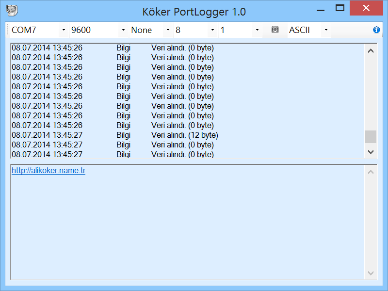 koker.portlogger.1.0.s.1.png - Köker PortLogger 1.0 - Yük. Müh. Muhammet Ali Köker
